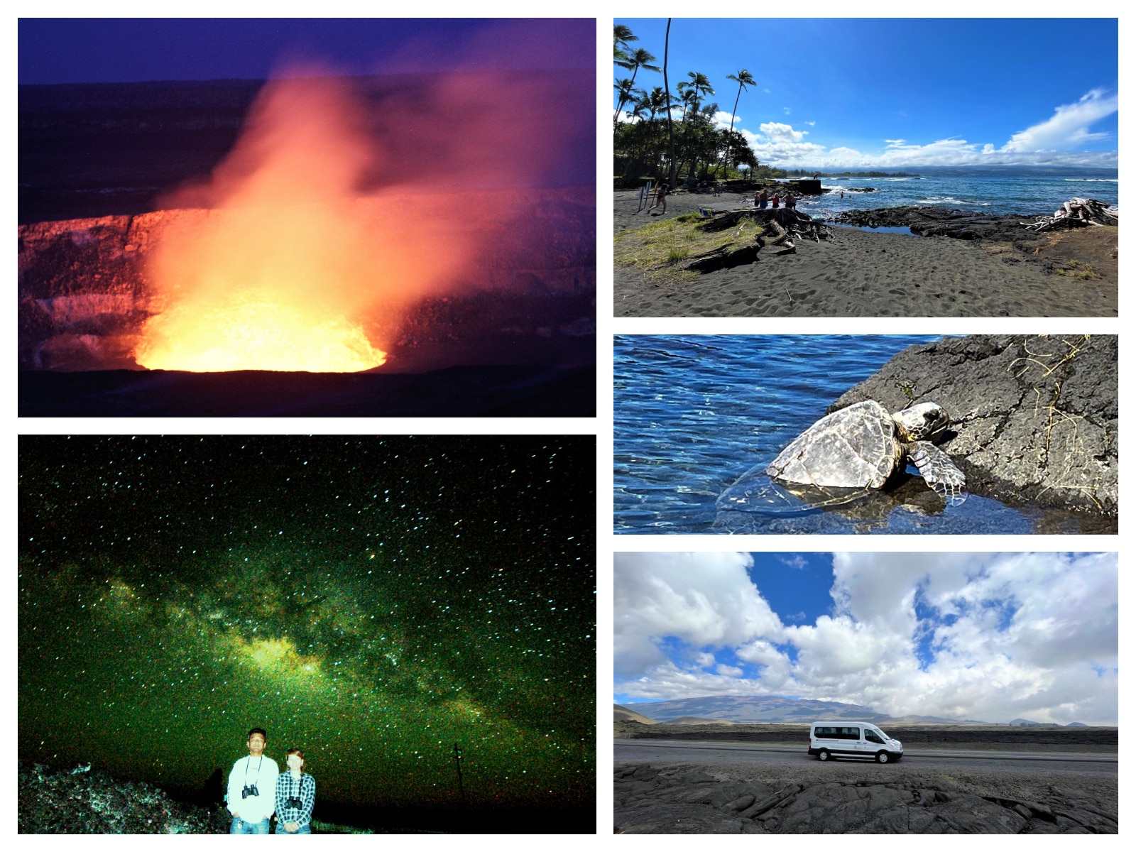 キラウエア博士ナイトツアー 世界遺産 ハワイ火山国立公園（キラウエア火山）と星空見学