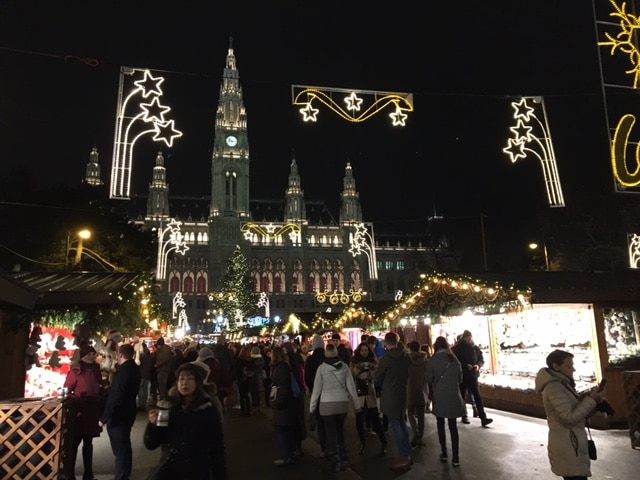 期間限定　クリスマスマーケット散策＆ウィーン旧市街観光【プンシュ（ホットワイン付き）】